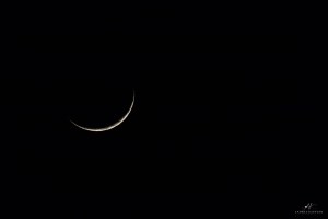 moon, crescent moon